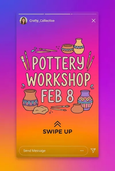 Instagram workshop story