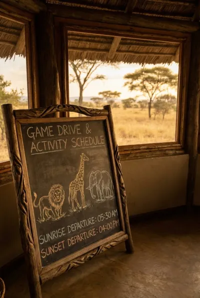 Safari activity board